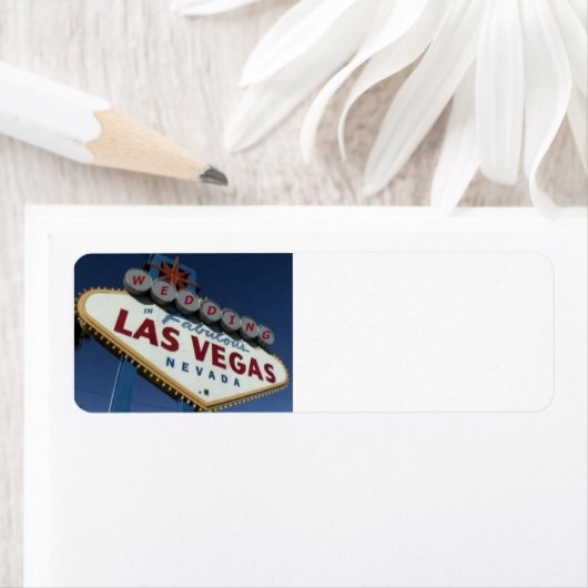 Las Vegas Wedding Label (Insitu)