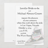 Las Vegas Wedding : loop door het gangpad Kaart (Voorkant / Achterkant)