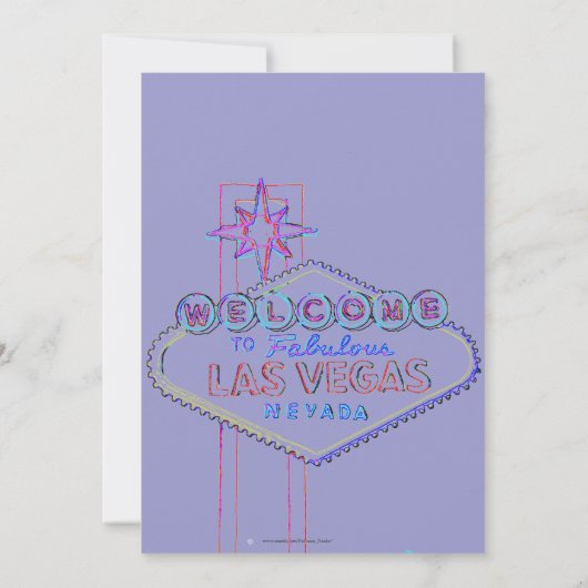 Las Vegas Wedding : loop door het gangpad Kaart (Achterkant)