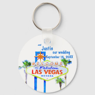 Las Vegas Wedding Memento Sleutelhanger