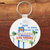 Las Vegas Wedding Memento Sleutelhanger (Voorkant)