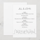 Las Vegas Wedding Menu (Voorkant / Achterkant)