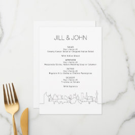 Las Vegas Wedding Menu