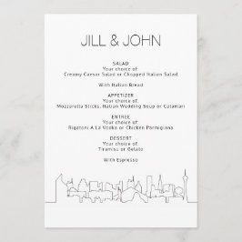 Las Vegas Wedding Menu