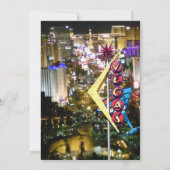 Las Vegas Wedding  Neon Sign Kaart (Achterkant)