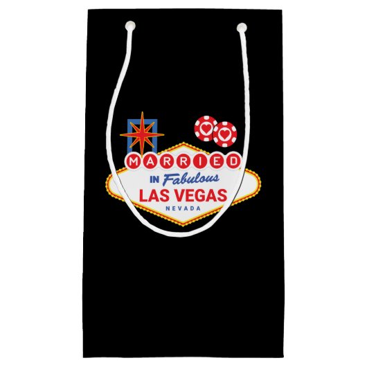 Las Vegas Wedding - Paar getrouwd in Las Vegas Klein Cadeauzakje (Voorkant)