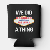 Las Vegas Wedding - Paar getrouwd in Vegas Blikjeskoeler (Achterkant)