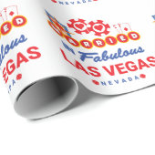 Las Vegas Wedding - Paar getrouwd in Vegas Cadeaupapier (Rol Hoek)