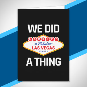 Las Vegas Wedding - Paar getrouwd in Vegas Kaart