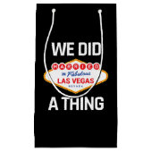 Las Vegas Wedding - Paar getrouwd in Vegas Klein Cadeauzakje (Voorkant)