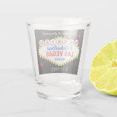 Las Vegas Wedding Party Favor Shot Glas (Achterkant)