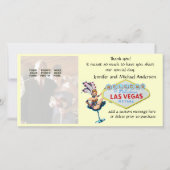 Las Vegas Wedding Photo Dank u wel Bedankkaart (Voorkant)