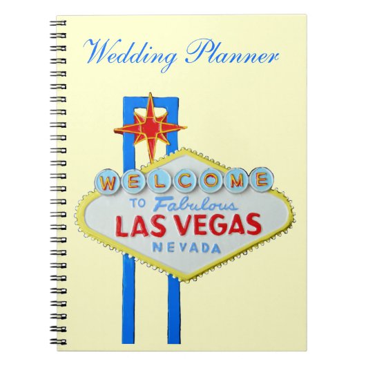 Las Vegas Wedding Planner Notitieboek (Voorkant)