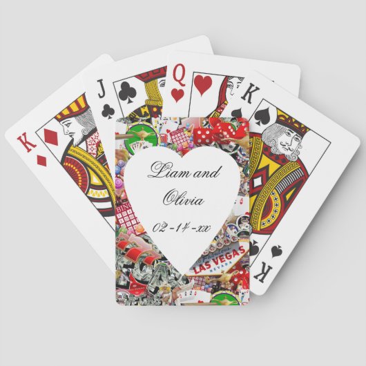 Las Vegas Wedding Pokerkaarten (Achterkant)