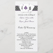 Las Vegas Wedding Program
