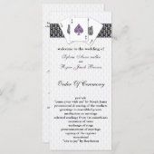 Las Vegas Wedding Program Programmakaart (Voorkant / Achterkant)