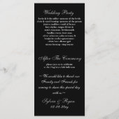 Las Vegas Wedding Program Programmakaart (Achterkant)