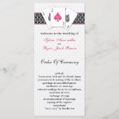 Las Vegas Wedding Program Programmakaart (Voorkant)