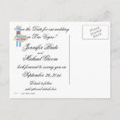 Las Vegas Wedding R.S.V.P. Gastantwoord Uitnodiging Briefkaart (Achterkant)