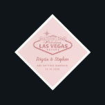 Las Vegas Wedding Roos Gold Pink Servet<br><div class="desc">Het huwelijk in Fabulous Las Vegas Onderteken in faux roos gouden roze luiers met aangepaste tekst voor een doelwedstrijd of de verlovingspartij,  receptie,  vrijgezellenfeest of bachelorette of een repetitief diner! Geef tekstkleur,  doopvonten,  en ontwerp uit,  klik "verder aanpassen".</div>