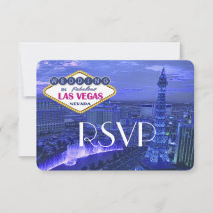 Las Vegas Wedding - RSVP Kaartje