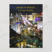 Las Vegas Wedding RSVP reactie Uitnodiging Briefkaart (Voorkant)