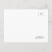 Las Vegas Wedding RSVP Street Sign Briefkaart (Achterkant)