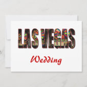 Las Vegas Wedding Save the Date (Voorkant)