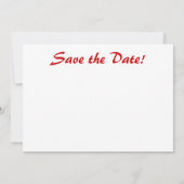 Las Vegas Wedding Save the Date (Achterkant)