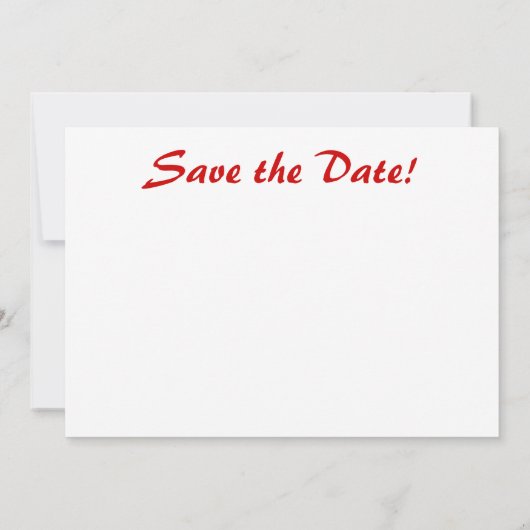 Las Vegas Wedding Save the Date (Achterkant)