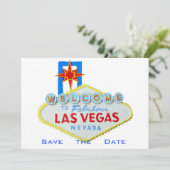 Las Vegas Wedding Save the Date (Staand voorkant)