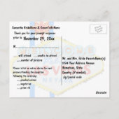 Las Vegas Wedding Save the Date Briefkaart (Achterkant)