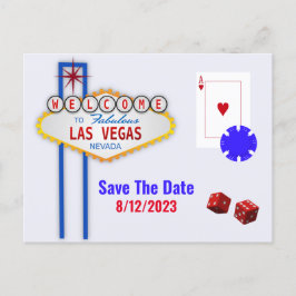 Las Vegas Wedding Save the Date Briefkaart