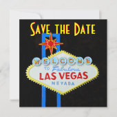 Las Vegas Wedding Save the Date Invitation (Voorkant)