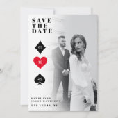 Las Vegas Wedding Save the Date Kaart (Voorkant)