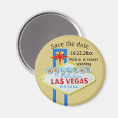 Las Vegas Wedding Save the Date Magnet (Voorkant / Achterkant)