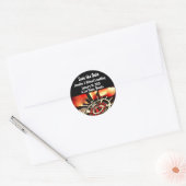 Las Vegas Wedding Save the Date Ronde Sticker (Envelop)