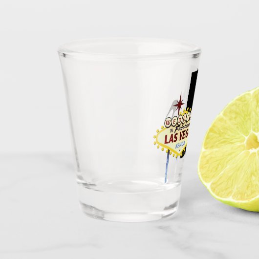 Las Vegas Wedding Shot glass Shot Glas (Links)