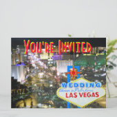 Las Vegas Wedding Shower Uitnodiging (Staand voorkant)
