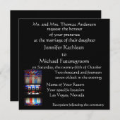 Las Vegas Wedding Slot Machine Kaart (Voorkant / Achterkant)