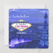 Las Vegas Wedding - sparen de Datum Save The Date (Voorkant)
