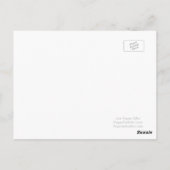 Las Vegas Wedding "Spotlight on Bride" Briefkaart (Achterkant)