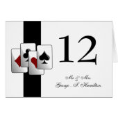 Las Vegas Wedding Table Nummers (Voorkant Horizontaal)