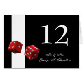 Las Vegas Wedding Table Nummers (Voorkant Horizontaal)