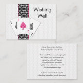 Las Vegas Wedding-wenskaarten Informatiekaartje (Voorkant / Achterkant)
