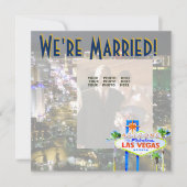 Las Vegas Weddings Aankondiging Fotokaart (Voorkant)