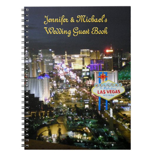 Las Vegas Weddings Guest Book Notitieboek (Voorkant)