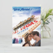 Las Vegas Weddings Marriage Announement Aankondiging (Staand voorkant)