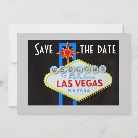 Las Vegas Weddings Save the Date (Voorkant)