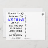 Las Vegas Weddings Save the Date (Achterkant)